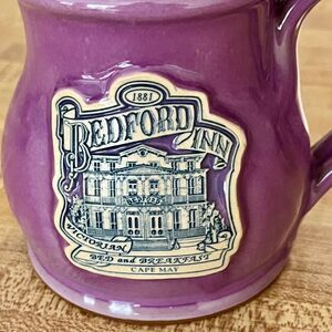 Coffee Mug Bedford Inn Cape May NJ Souvenir Coffee Cup by Deneen Pottery